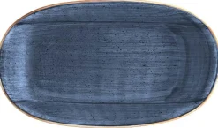 Barstuff Bonna Aura Dusk Gourmet Platte oval 34x19cm blau - 6 Stück