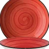 Barstuff Bonna Aura Passion Bloom Teller tief 28cm rot - 6 Stück