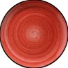Barstuff Bonna Aura Passion Gourmet Teller flach 25cm rot - 12 Stück