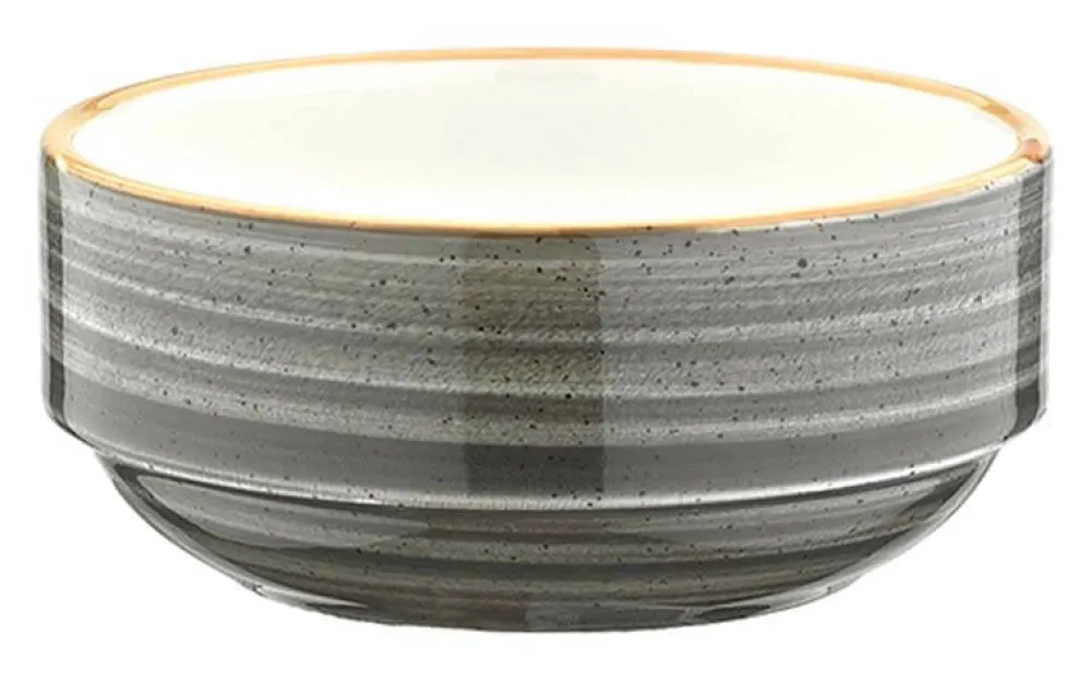 Barstuff Bonna Aura Space Banquet Stapelschale 6cm, 3cl grau - 24 Stück