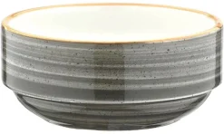 Barstuff Bonna Aura Space Banquet Stapelschale 12cm, 35cl grau - 12 Stück