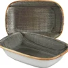 Barstuff Bonna Aura Space Gourmet Rechteckschale 17x11,5cm grau - 12 Stück