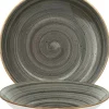 Barstuff Bonna Aura Space Gourmet Teller tief 20cm grau - 12 Stück