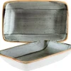 Barstuff Bonna Aura Space Moove Rechteckschale 16x9cm grau - 12 Stück