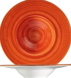 Barstuff Bonna Aura Terracotta Banquet Pastateller 28cm orange - 6 Stück