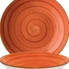 Barstuff Bonna Aura Terracotta Bloom Teller tief 23cm orange - 6 Stück