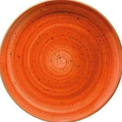 Barstuff Bonna Aura Terracotta Gourmet Teller flach 27cm orange - 12 Stück