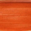 Barstuff Bonna Aura Terracotta Moove Platte 36x25cm orange - 6 Stück