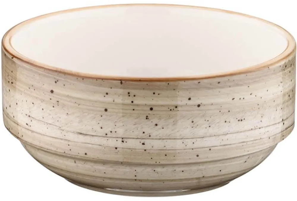 Barstuff Bonna Aura Terrain Banquet Stapelschale 12cm, 35cl beige - 12 Stück