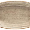 Barstuff Bonna Aura Terrain Gourmet Platte oval 34x19cm beige - 6 Stück