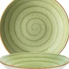Barstuff Bonna Aura Therapy Bloom Teller tief 28cm grün - 6 Stück