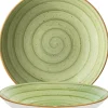 Barstuff Bonna Aura Therapy Bloom Teller tief 23cm grün - 6 Stück