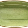 Barstuff Bonna Aura Therapy Gourmet Platte oval 24x14cm grün - 12 Stück