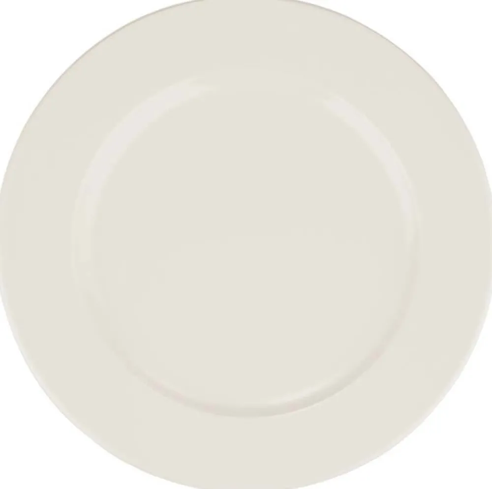 Barstuff Bonna Banquet Cream Teller flach 25cm creme - 12 Stück