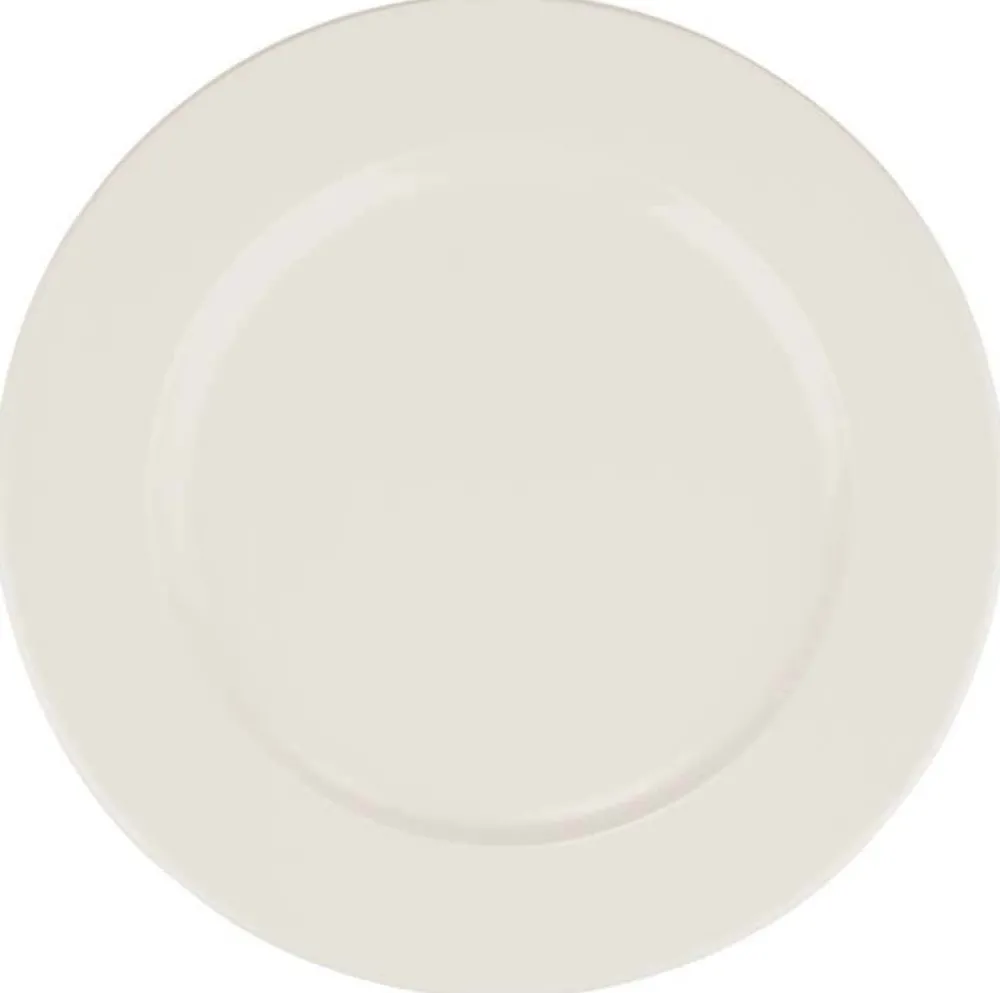 Barstuff Bonna Banquet Cream Teller flach 21cm creme - 12 Stück