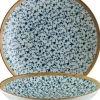 Barstuff Bonna Calif Bloom Teller tief 25cm blau - 6 Stück