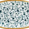 Barstuff Bonna Calif Gourmet Platte oval 34x19cm blau - 6 Stück