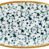 Barstuff Bonna Calif Gourmet Platte oval 15x8,5cm blau - 12 Stück