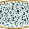 Barstuff Bonna Calif Gourmet Platte oval 24x14cm blau - 12 Stück