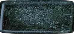 Barstuff Bonna Cosmos Black Moove Platte 34x16cm schwarz - 12 Stück