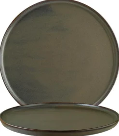 Barstuff Bonna Gloire Hygge Teller flach 22cm braun - 6 Stück