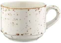 Barstuff Bonna Grain Banquet Obertasse 21cl stapelbar creme - 6 Stück