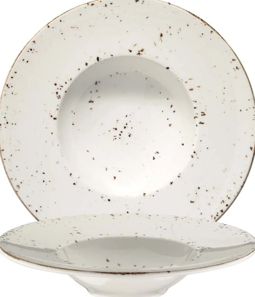 Barstuff Bonna Grain Banquet Pastateller 28cm creme - 6 Stück