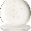 Barstuff Bonna Grain Bloom Teller tief 23cm creme - 6 Stück