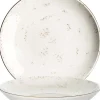 Barstuff Bonna Grain Bloom Teller tief 28cm creme - 6 Stück