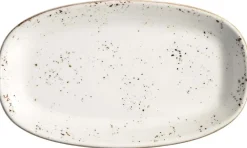 Barstuff Bonna Grain Gourmet Platte oval 34x19cm creme - 6 Stück