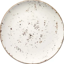 Barstuff Bonna Grain Gourmet Teller flach 21cm creme - 12 Stück