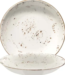 Barstuff Bonna Grain Gourmet Teller tief 20cm creme - 12 Stück