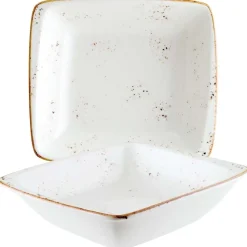Barstuff Bonna Grain Moove Teller tief 19x17cm creme - 12 Stück