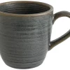 Barstuff Bonna Hornfels Ripple Bockbecher 32cl grau - 12 Stück