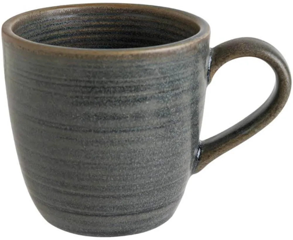Barstuff Bonna Hornfels Ripple Bockbecher 32cl grau - 12 Stück