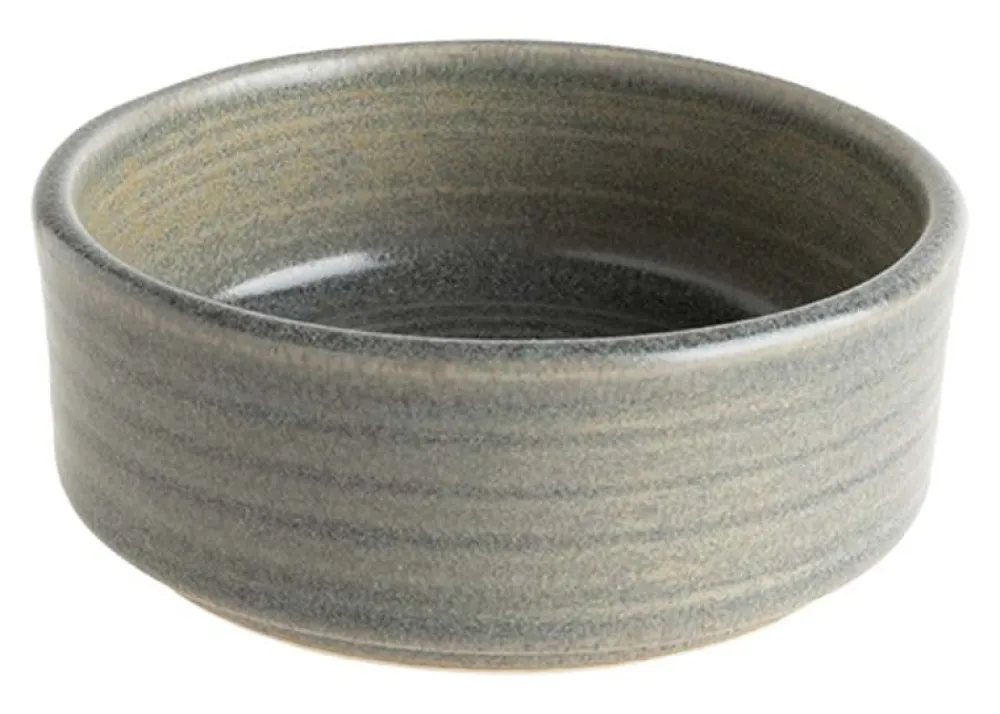 Barstuff Bonna Hornfels Ripple Stapelschale 6cm, 35cl grau - 12 Stück