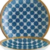 Barstuff Bonna Lotus Bloom Teller tief 25cm blau - 6 Stück