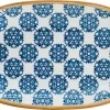 Barstuff Bonna Lotus Gourmet Platte oval 24x14cm blau - 12 Stück