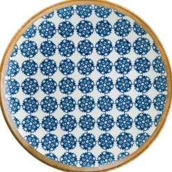 Barstuff Bonna Lotus Gourmet Teller flach 27cm blau - 12 Stück