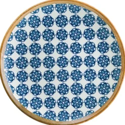 Barstuff Bonna Lotus Gourmet Teller flach 25cm blau - 12 Stück