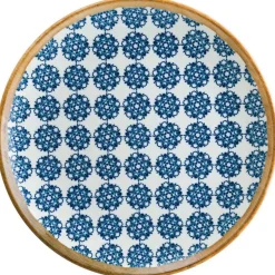 Barstuff Bonna Lotus Gourmet Teller flach 30cm blau - 6 Stück