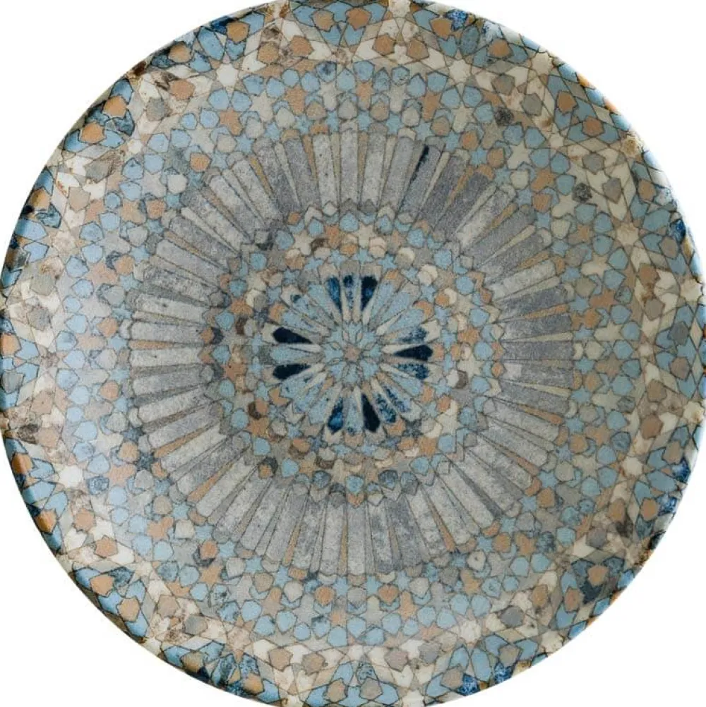 Barstuff Bonna Luca Mosaic Bloom Teller tief 25cm bunt - 6 Stück
