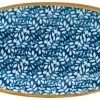 Barstuff Bonna Lupin Gourmet Platte oval 34x19cm blau - 6 Stück