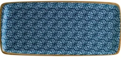 Barstuff Bonna Lupin Moove Platte 34x16cm blau - 12 Stück