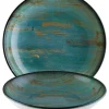 Barstuff Bonna Madera Mint Gourmet Teller tief 20cm blau - 12 Stück