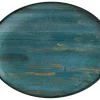 Barstuff Bonna Madera Mint Moove Platte oval 31x24cm blau - 6 Stück