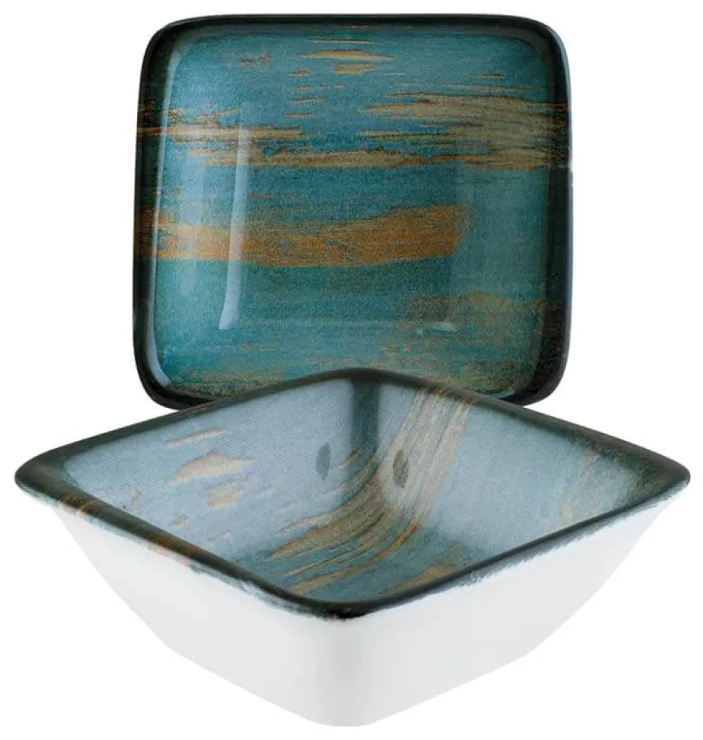 Barstuff Bonna Madera Mint Moove Schale 8x8,5cm blau - 24 Stück
