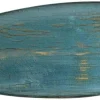 Barstuff Bonna Madera Mint Vago Platte oval 36cm blau - 12 Stück