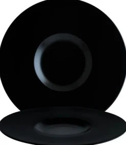 Barstuff Bonna Notte Neat Teller flach 30cm schwarz - 6 Stück