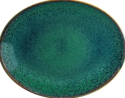 Barstuff Bonna Ore Mar Moove Platte oval 31x24cm grün - 6 Stück